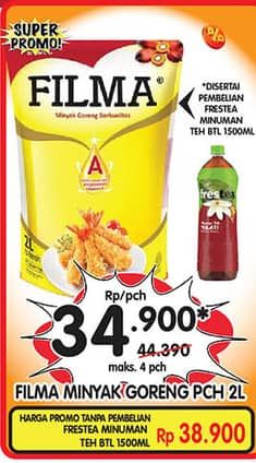Promo Harga Filma Minyak Goreng 2000 ml - Superindo