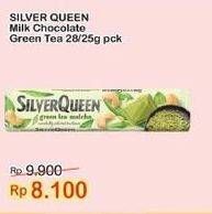 Promo Harga Silver Queen Chocolate Green Tea 25 gr - Indomaret