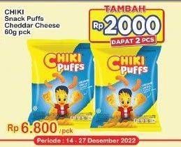 Promo Harga Chiki Puffs Snack Cheddar Cheese 60 gr - Indomaret