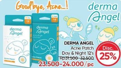 Promo Harga DERMA ANGEL Acne Day, Night 12 pcs - Guardian