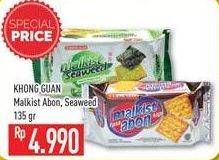 Promo Harga KHONG GUAN Malkist Abon Sapi, Seaweed 135 gr - Hypermart