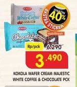 Promo Harga KOKOLA Chocolate Wafers Majestic, Majorico  - Superindo