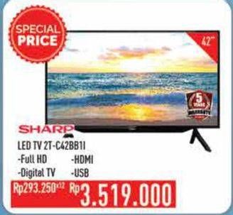 Promo Harga SHARP 2T-C42BB1i | Android TV 42"  - Hypermart