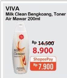 Promo Harga VIVA Milk Cleanser/ Tonic Bengkoang 200ml  - Alfamart