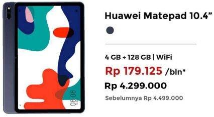 Promo Harga HUAWEI MatePad 10.4 inci  - Erafone