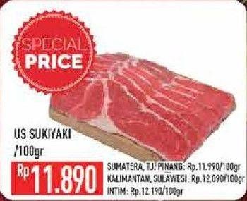 Promo Harga Sukiyaki per 100 gr - Hypermart