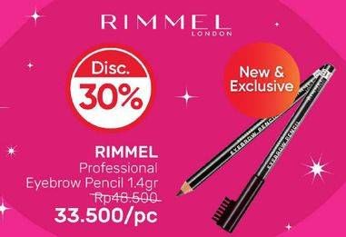 Promo Harga RIMMEL Professional Eyebrow Pencil  - Guardian
