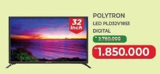 Promo Harga Polytron PLD 32V1853 Digital LED TV  - Yogya