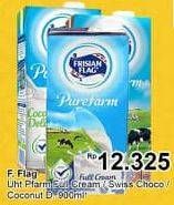 Promo Harga FRISIAN FLAG Susu UHT Purefarm Full Cream, Swiss Coklat, Coconut Deligh 900 ml - TIP TOP