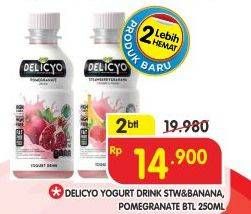 Promo Harga PROSANA Delicyo Strawberry, Pomegranate per 2 botol 250 ml - Superindo