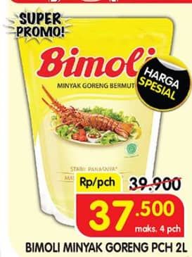 Promo Harga Bimoli Minyak Goreng 2000 ml - Superindo