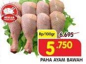 Promo Harga Ayam Paha Bawah per 100 gr - Superindo