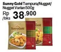 Promo Harga SUNNY GOLD Chicken Nugget/ Stick/ Tempura 500 gr - Carrefour
