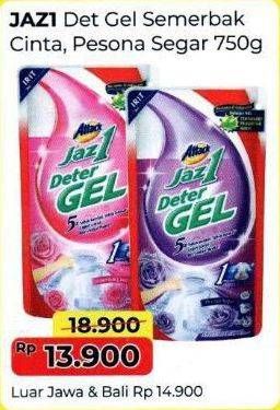 Promo Harga Attack Jaz1 DeterGel Semerbak Cinta, Pesona Segar 750 ml - Alfamart