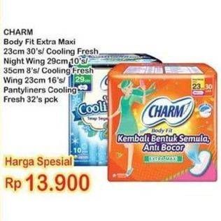 Promo Harga Charm Body Fit Extra Maxi All Variants 30 pcs - Indomaret