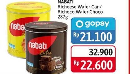 Promo Harga NABATI Bites Richoco, Richeese 287 gr - Alfamidi