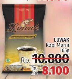 Promo Harga Luwak Kopi Murni Premium Premium 165 gr - LotteMart