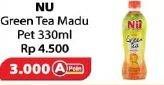 Promo Harga NU Green Tea Honey 330 ml - Alfamart