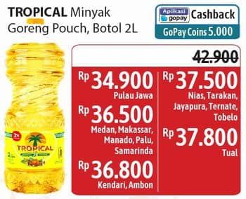 Promo Harga Tropical Minyak Goreng Pouch/Botol  - Alfamidi