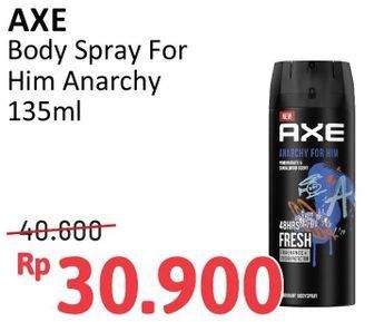 Promo Harga AXE Deo Spray Anarchy For Him 150 ml - Alfamidi