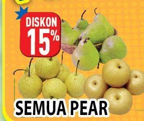 Promo Harga Pear All Variants per 100 gr - Hypermart