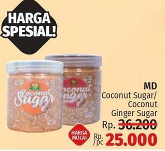 Promo Harga MD Sugar Coconut, Coconut Ginger 300 gr - LotteMart