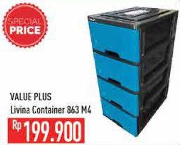 Promo Harga VALUE PLUS Livina Container 863  - Hypermart