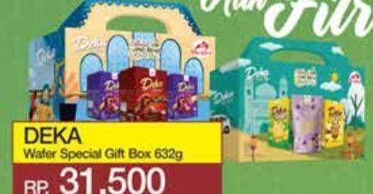 Promo Harga Dua Kelinci Deka Wafer Roll Special Gift Box 632 gr - Yogya