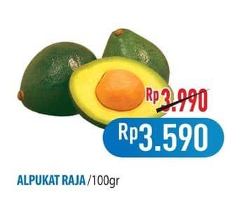 Promo Harga Alpukat Raja per 100 gr - Hypermart