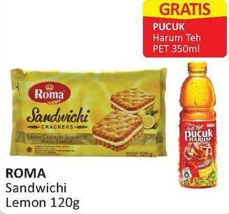 Promo Harga ROMA Sandwichi Crackers 120 gr - Alfamart