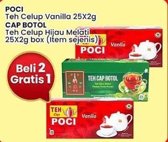 Harga Poci, Cap Botol