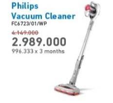 Promo Harga PHILIPS FC6723/01/WP | Vacuum Cleaner 18 V  - Electronic City