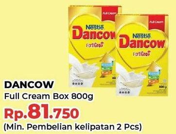 Promo Harga Dancow FortiGro Susu Bubuk Full Cream 800 gr - Yogya