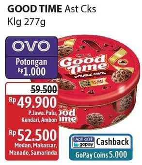 Promo Harga Good Time Chocochips Assorted Cookies Tin 277 gr - Alfamidi