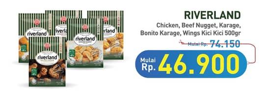 Promo Harga Riverland Chicken/Beef Nugget/Karage/Bonito Karage/Wings Kici Kici  - Hypermart