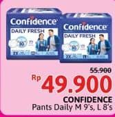 Promo Harga Confidence Adult Pants Daily Fresh L8, M9 8 pcs - Alfamidi