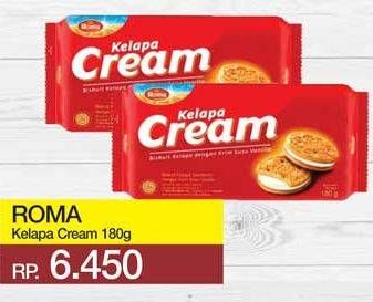 Promo Harga ROMA Kelapa Cream Susu Vanila 180 gr - Yogya