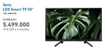Promo Harga SONY KDL-50W660G | Smart TV LED 50 inch  - Electronic City