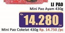 Promo Harga Li Pao Mini Pao Cokelat 430 gr - Hari Hari