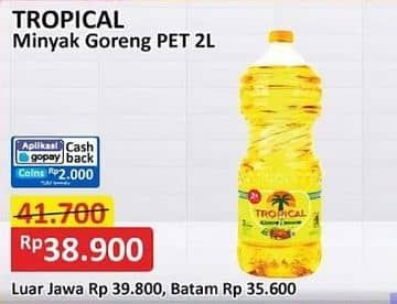 Promo Harga Tropical Minyak Goreng 2000 ml - Alfamart