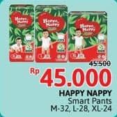 Promo Harga Happy Nappy Smart Pantz Diaper M32, L28, XL24 24 pcs - Alfamidi