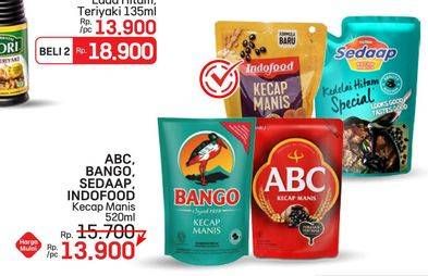 Promo Harga ABC/Bango/Sedaap/Indofood Kecap Manis  - LotteMart