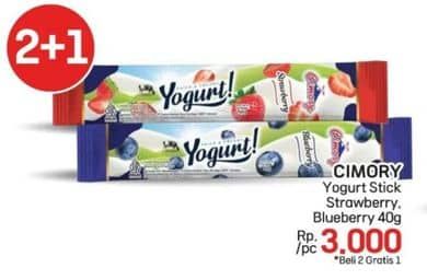 Promo Harga Cimory Yogurt Stick Blueberry, Strawberry 40 gr - LotteMart