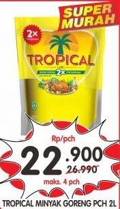 Promo Harga TROPICAL Minyak Goreng 2 ltr - Superindo