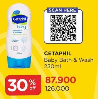 Promo Harga CETAPHIL Baby Bath & Wash 230 ml - Watsons