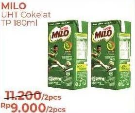 Promo Harga MILO Susu UHT 180 ml - Alfamart