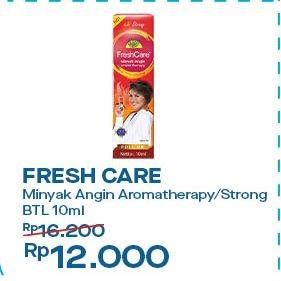 Promo Harga Fresh Care Minyak Angin Aromatherapy Kayu Putih, Hot Strong 10 ml - Indomaret