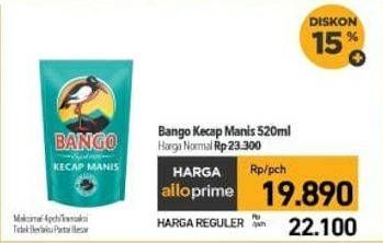 Promo Harga Bango Kecap Manis 520 ml - Carrefour