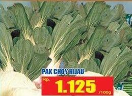 Promo Harga Pak Choy Hijau per 100 gr - Hari Hari