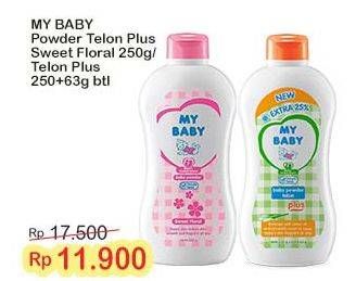 Promo Harga My Baby Baby Powder Sweet Floral, Telon Plus 250 gr - Indomaret